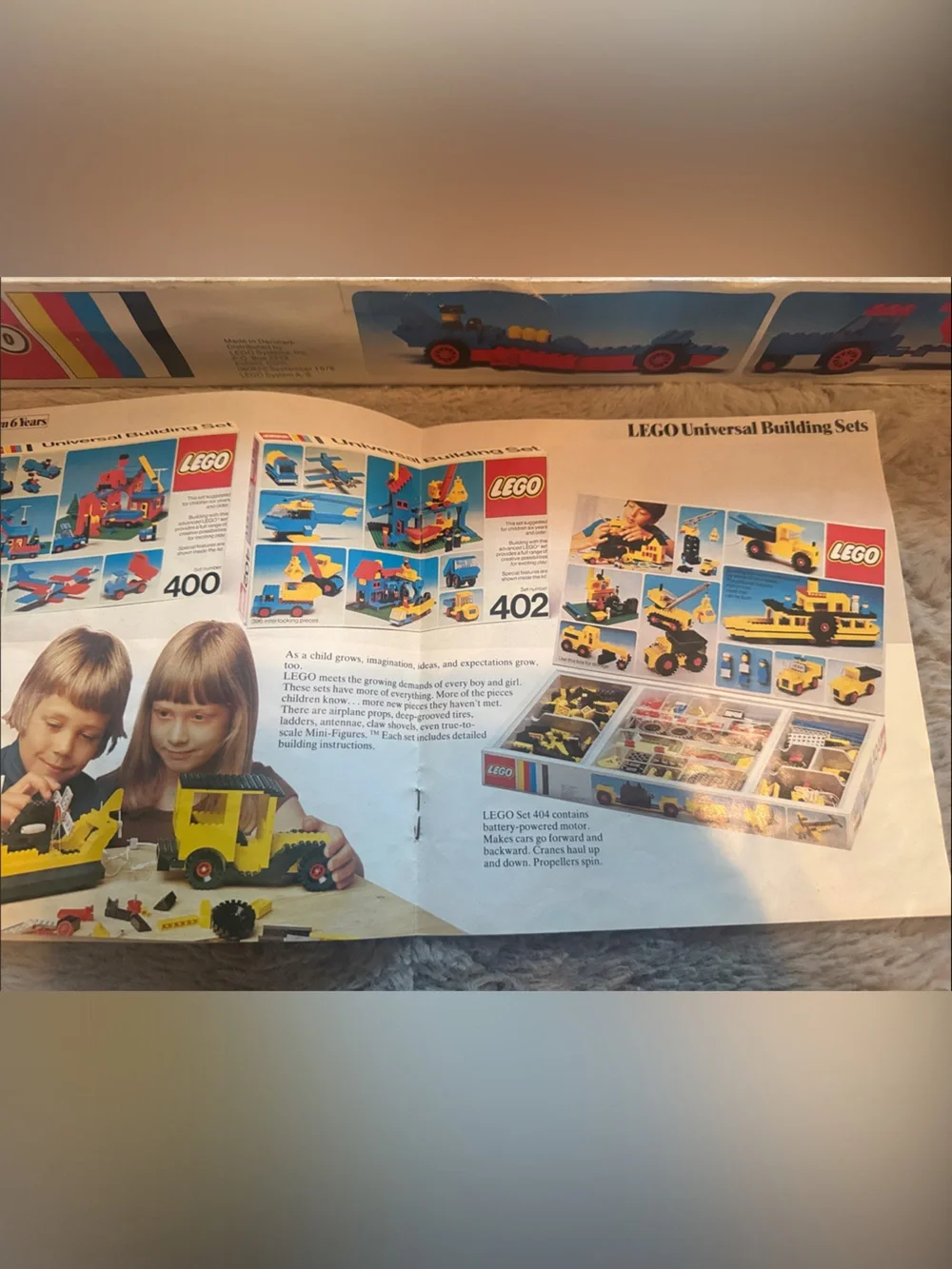 Booklet Welcome To The World Of Lego 1977 Vintage Magazine - Lego History - GUC